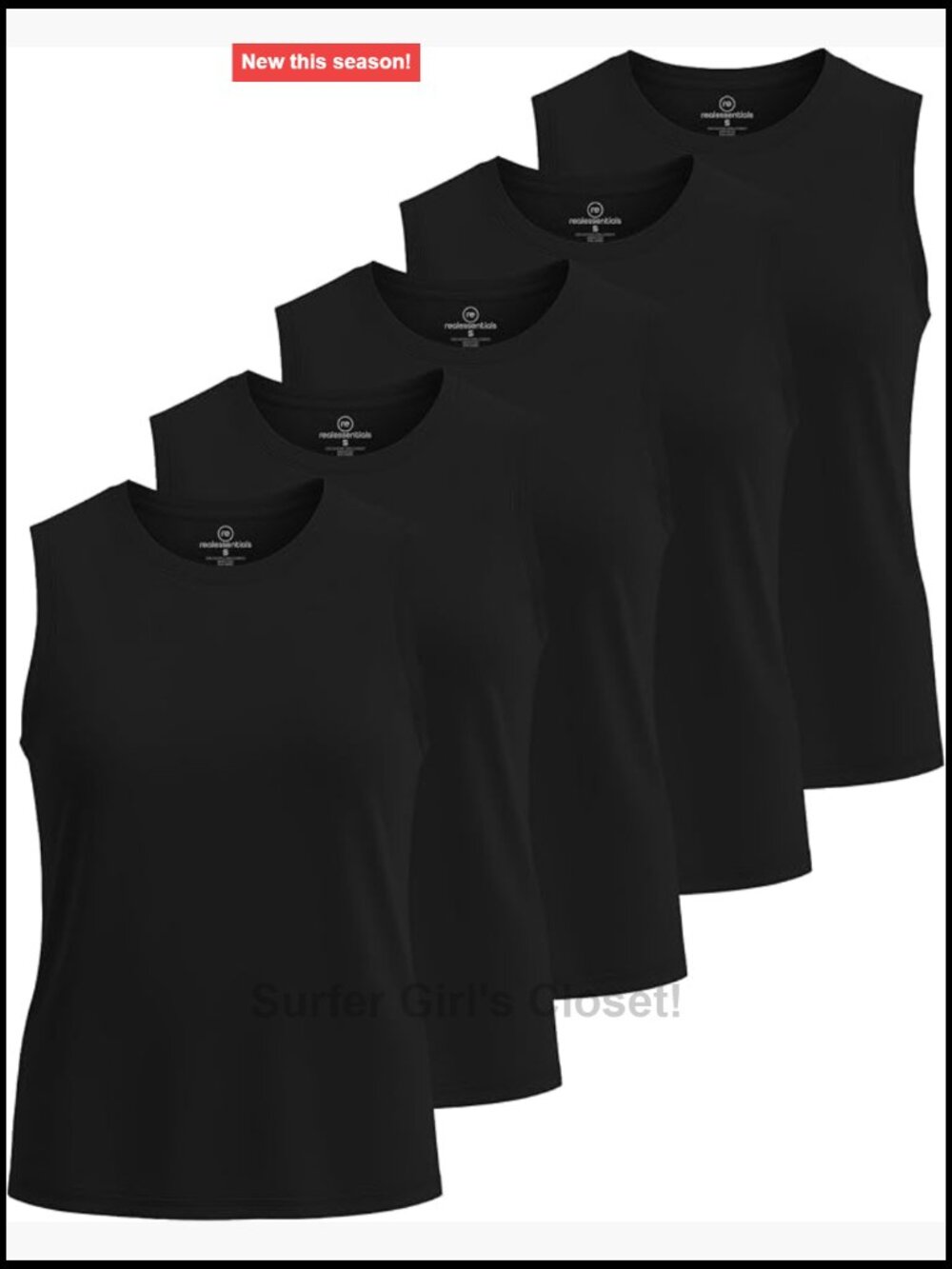 5 Pack Women's Dry Fit Muscle Tank Tops Sleeveless Racerback Athletic Gym Shirts